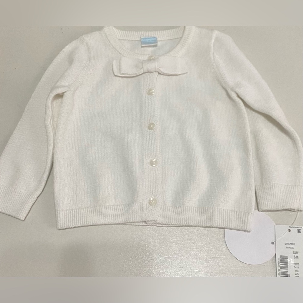 Edgehill Collection Ivory Kids Cardigan Sweater